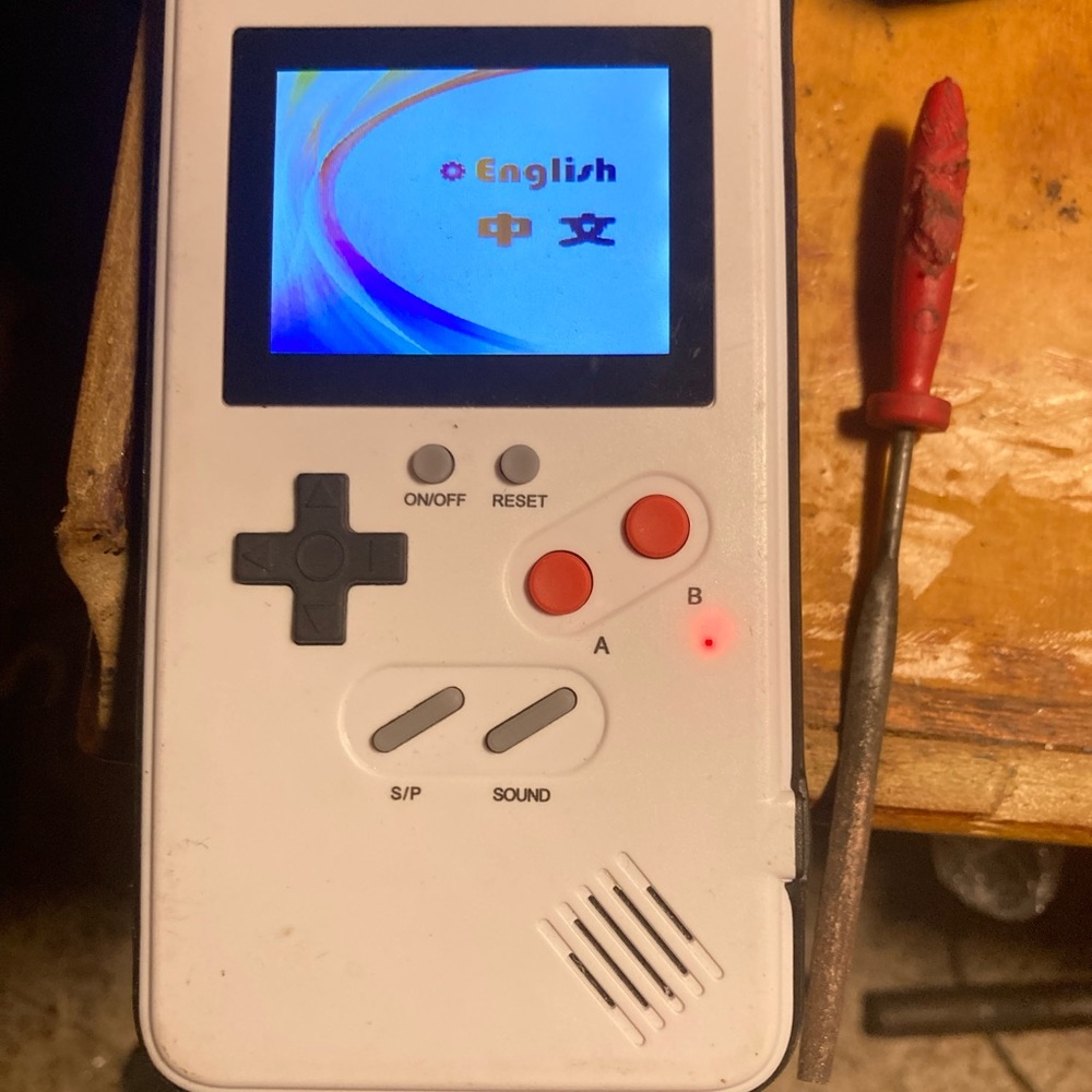 iPhone case with working game boy device built in